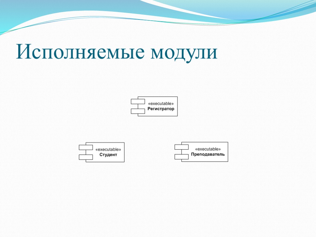 Исполняемые модули